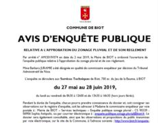 Publicité enquête publique - annonce légale